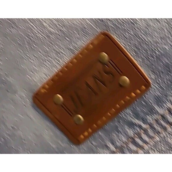 iASK Fashion Denim Vest Oversized Sleeveless Distressed Knit Back Deer Korean - Picture 4 of 14